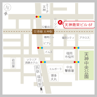 福岡支社地図