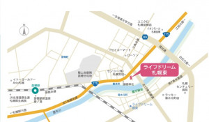 ライフドリーム札幌東地図