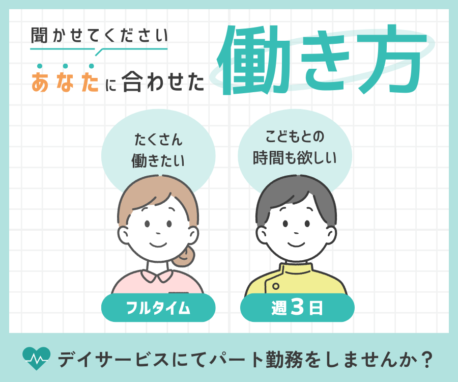 【福山市春日町】時給1085～1135円/週3日～勤務日数相談可能/日曜固定休み/介護職 イメージ